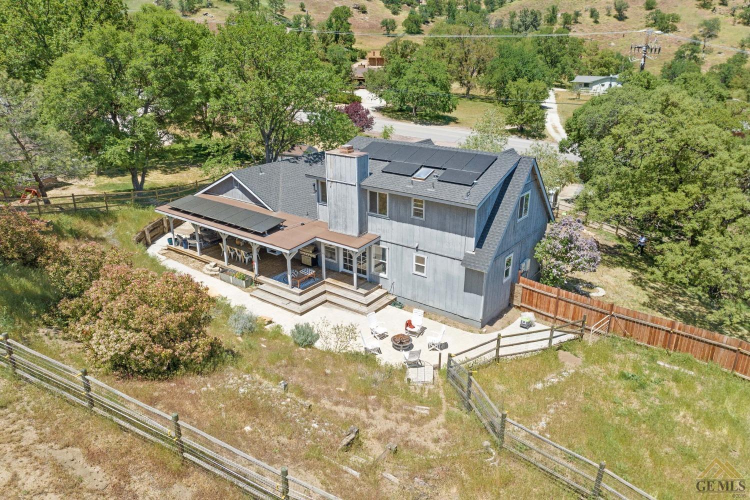 Undisclosed Address Tehachapi, CA 93561 - Photo 43 of 57 an aerial view of a house with a yard