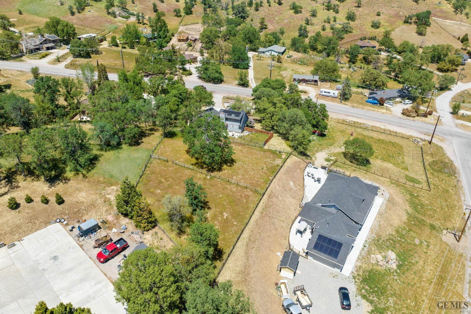 Undisclosed Address Tehachapi, CA 93561 - Photo 46 of 57 an aerial view of residential houses with outdoor space