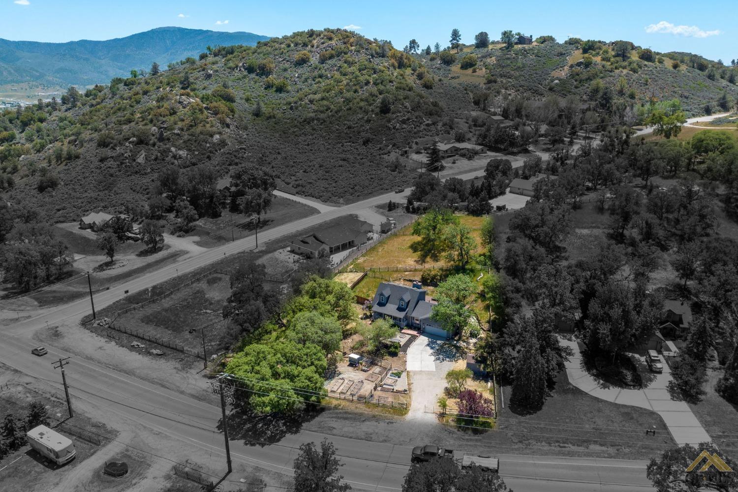 Undisclosed Address Tehachapi, CA 93561 - Photo 54 of 57 a view of a forest with a mountain