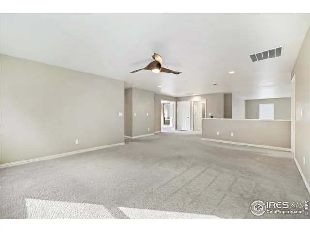 a view of an empty room