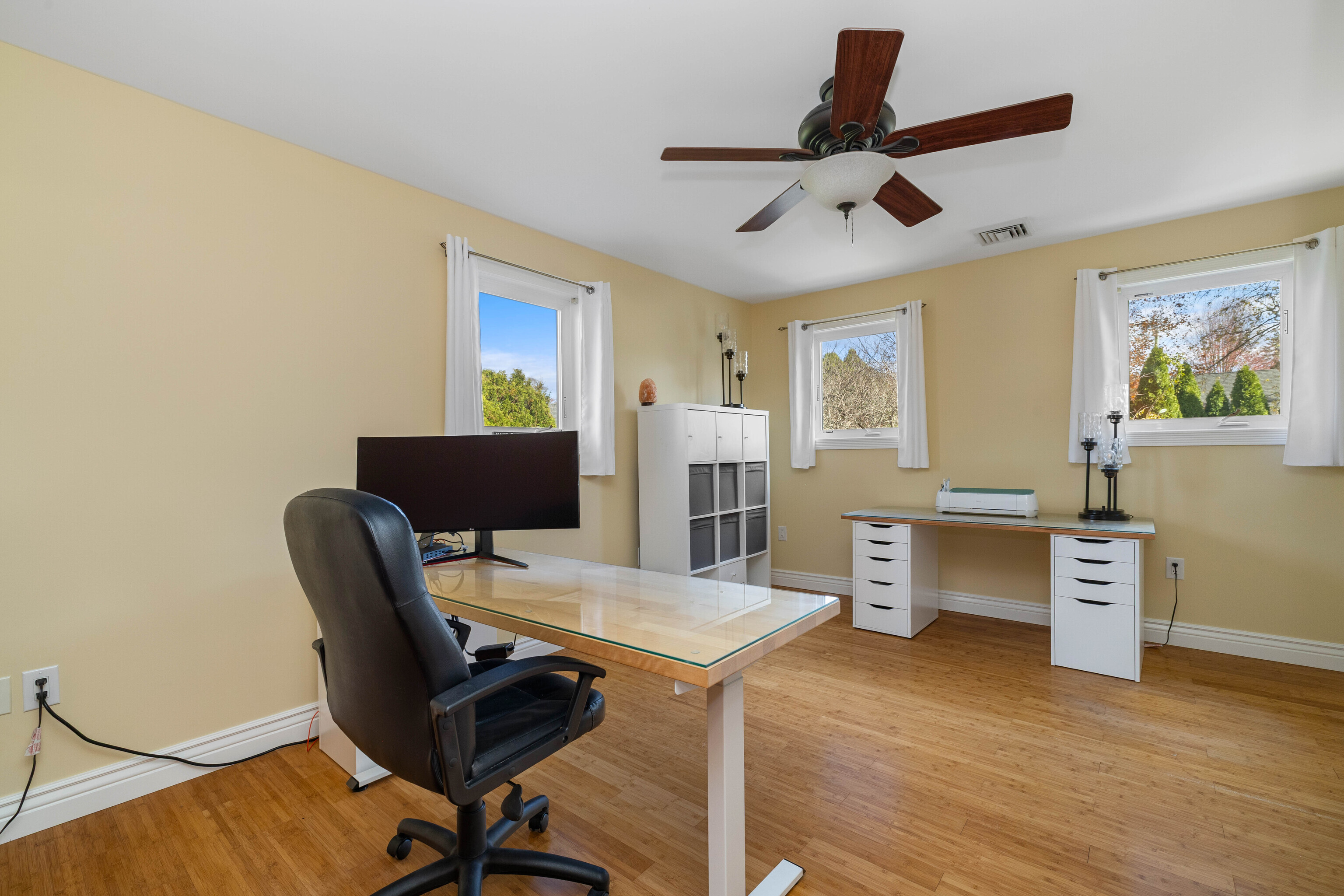 46 Old Black Point Road East Lyme, CT 06357 - Photo 28 of 40 a work room with furniture and wooden floor