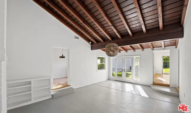 a view of empty room with an empty room