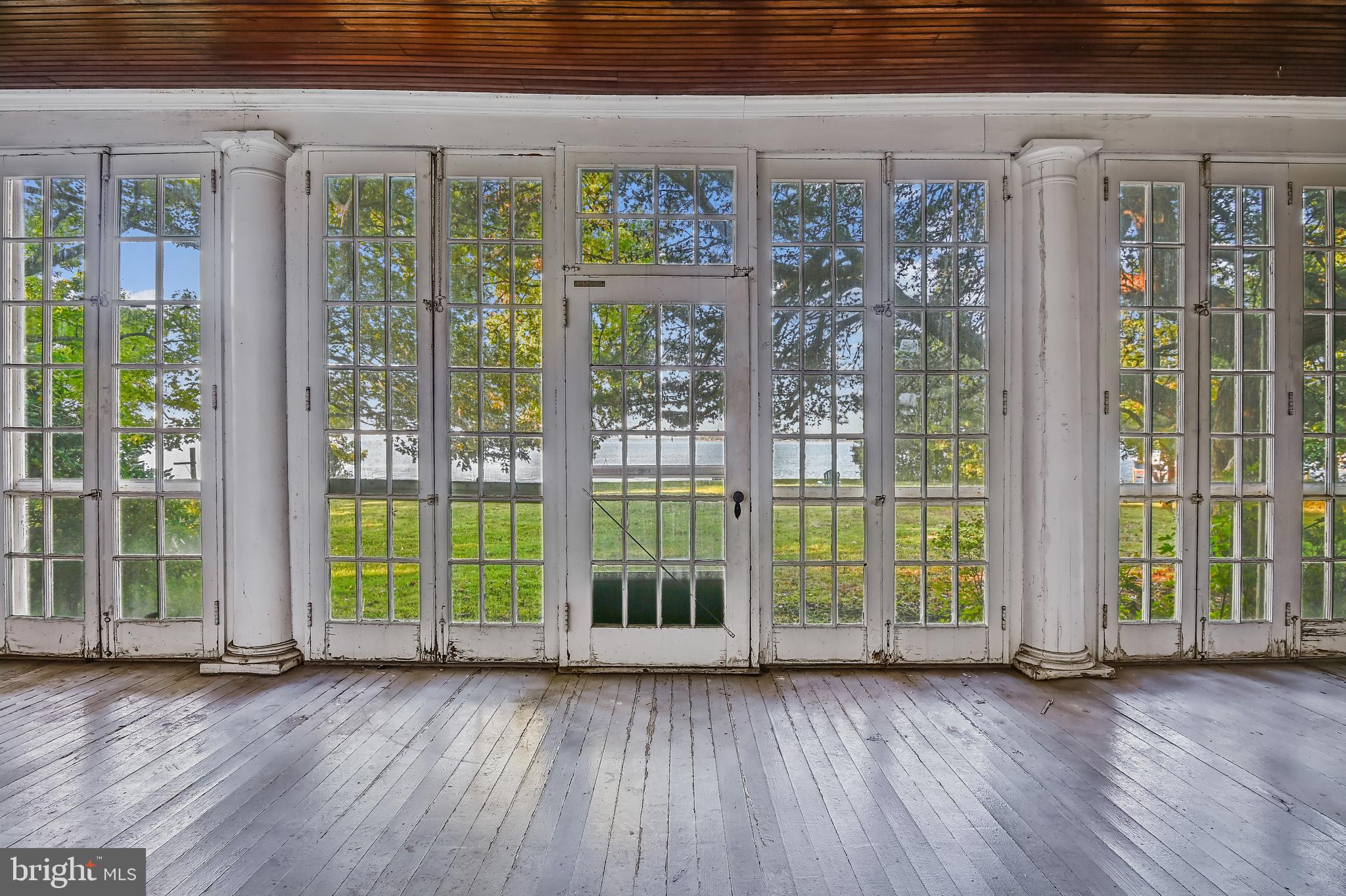 3736 Thomas Point Road Annapolis, MD 21403 - Photo 12 of 49 Waterfront view from the enclosed front porch