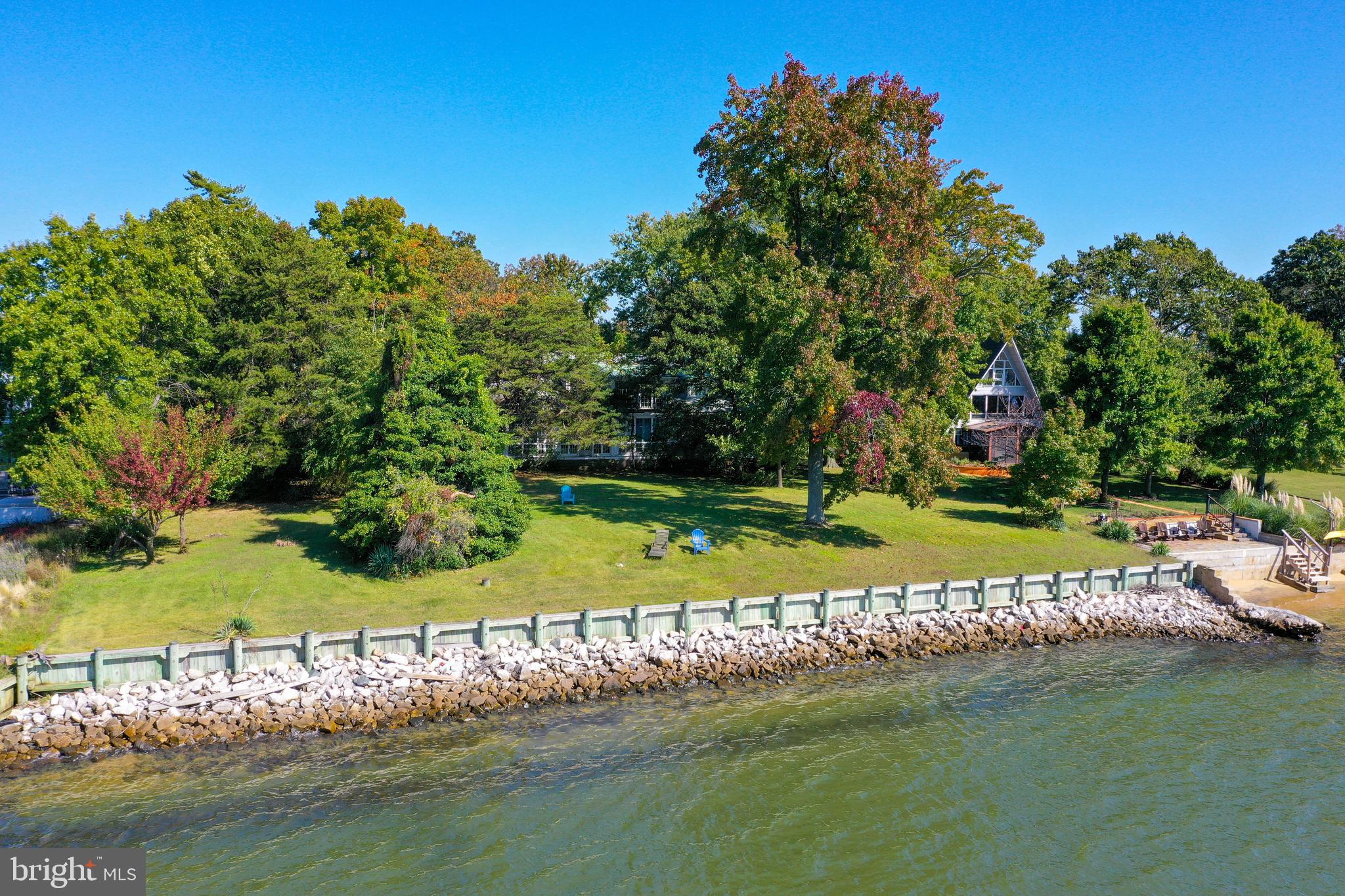 3736 Thomas Point Road Annapolis, MD 21403 - Photo 20 of 49 Timber bulkhead is supported with stone rip-rap