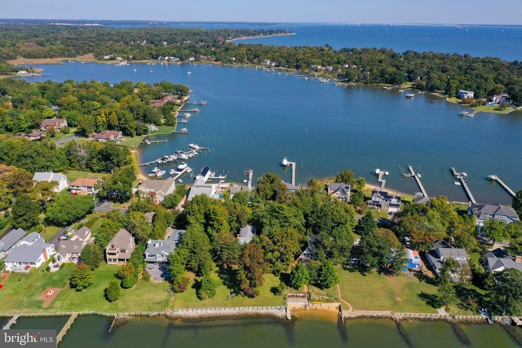 3736 Thomas Point Road Annapolis, MD 21403 - Photo 25 of 49 View looking North towards Fishing Creek