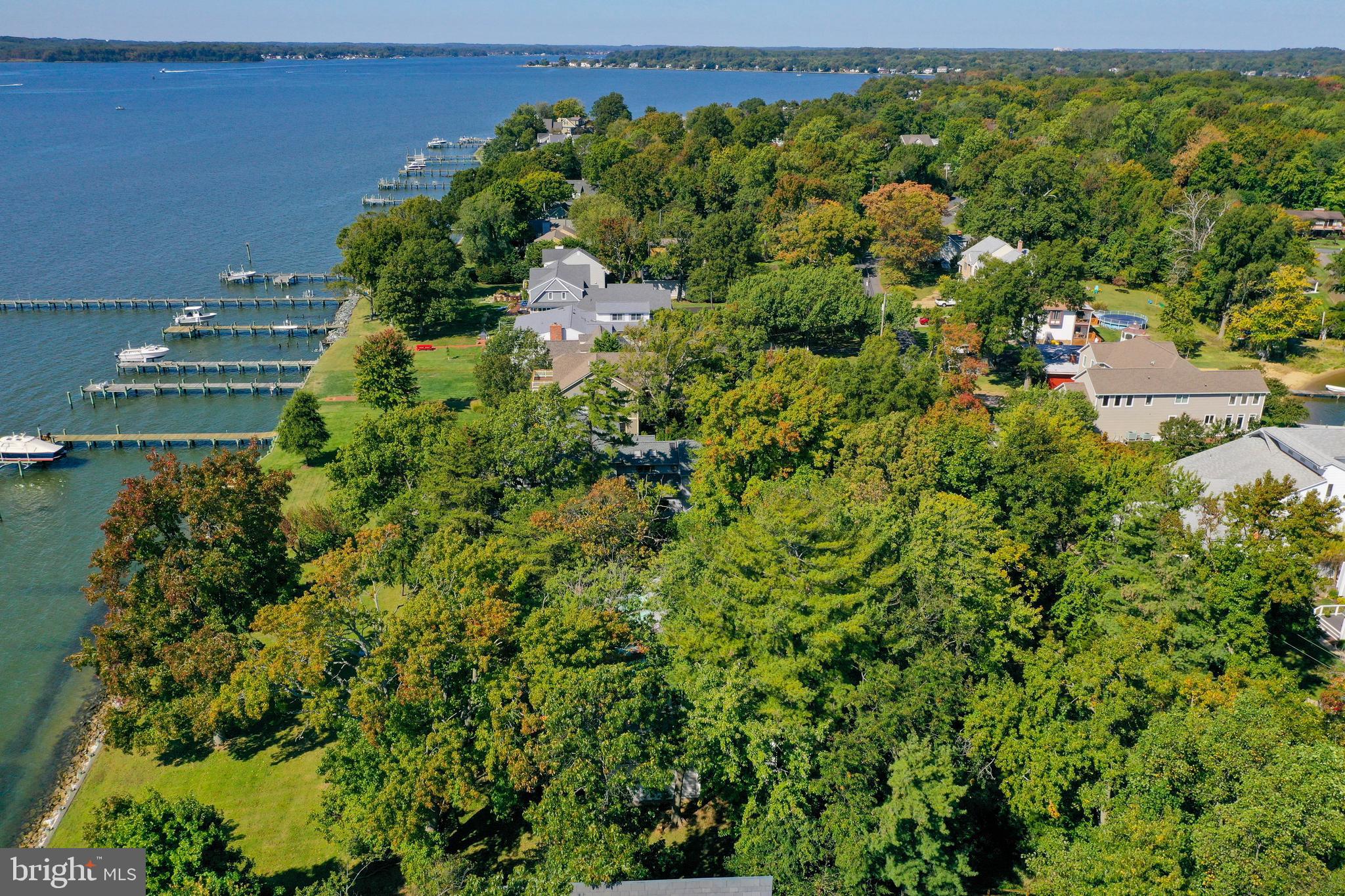 3736 Thomas Point Road Annapolis, MD 21403 - Photo 33 of 49 Oakwood homes on the South River looking Northwest