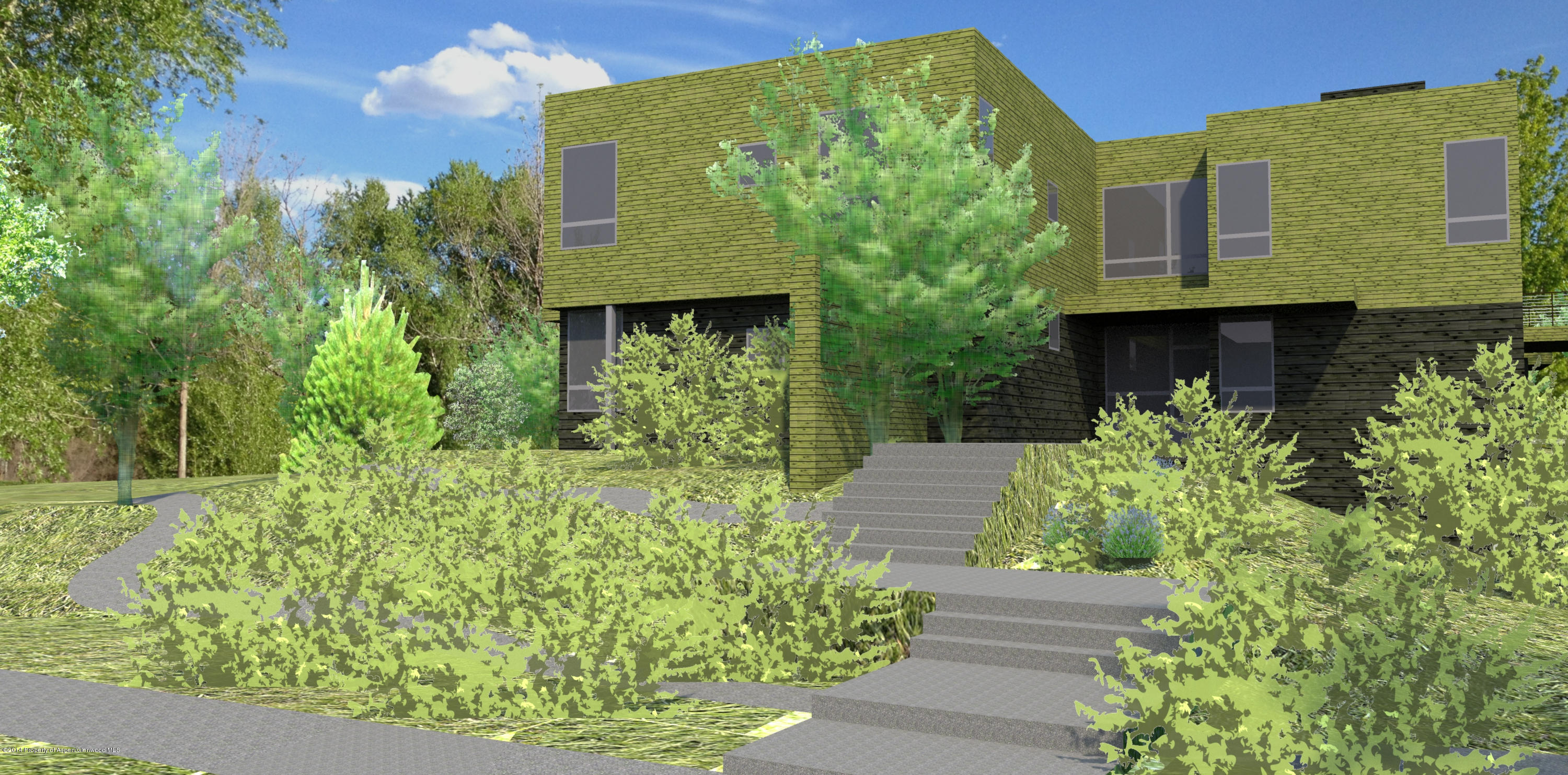 200 Evans Road, Unit 101 Basalt, CO 81621 - Photo 31 of 53 a front view of a house with a yard