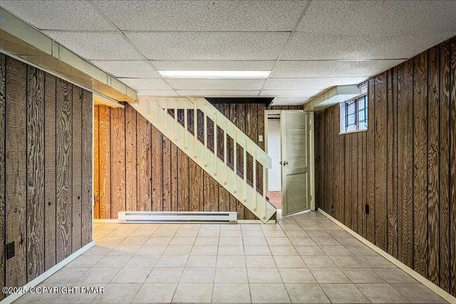 a view of an entryway with stairs