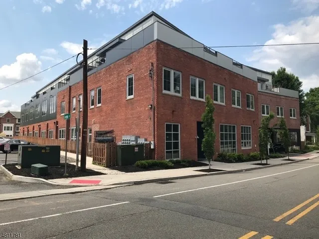 a front view of a building