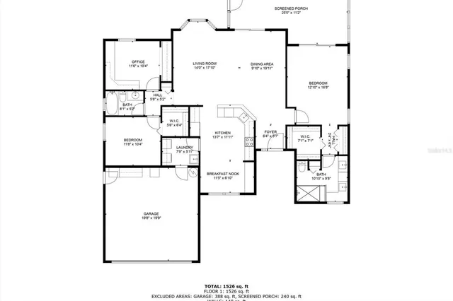 a picture of floor plan