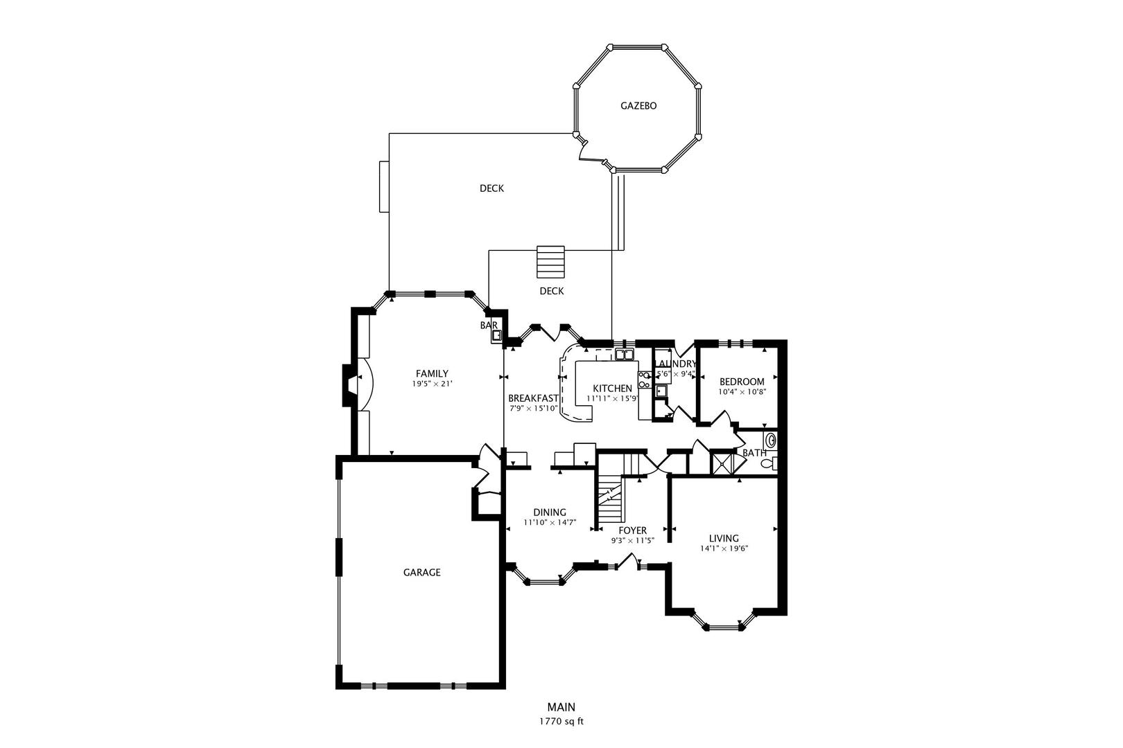 766 Camelot Drive Burr Ridge, IL 60527 - Photo 46 of 48 a picture of floor plan