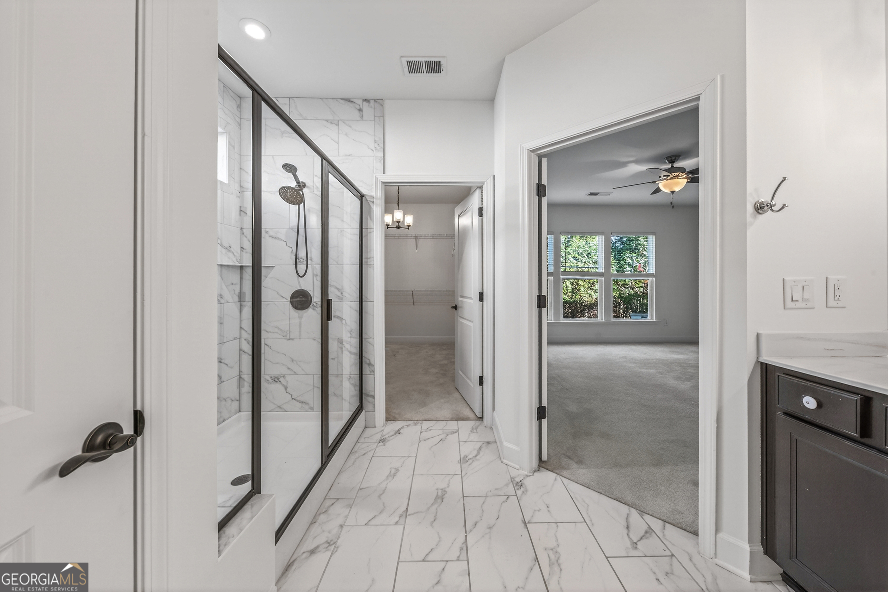 1060 Lone Oak Road Greensboro, GA 30642 - Photo 18 of 26 a bathroom with a shower and a sink