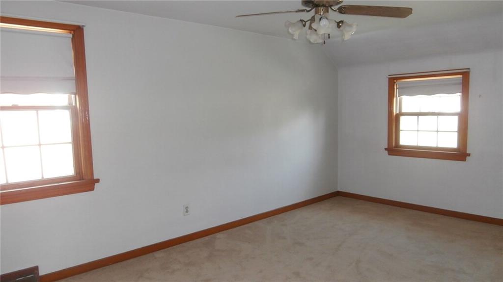 1030 Hastie Road Pittsburgh, PA 15234 - Photo 11 of 19 2nd Bedroom, freshly painted with ceiling fan
