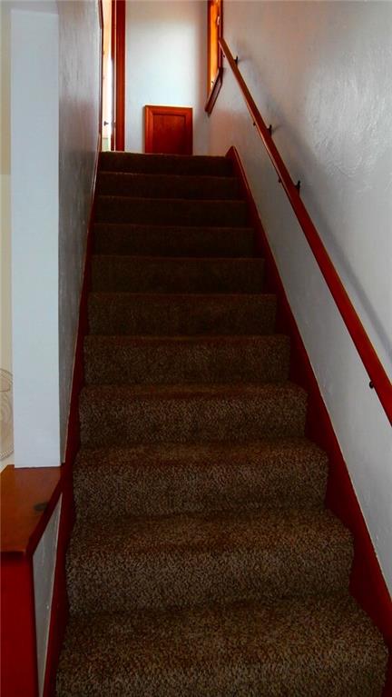 1030 Hastie Road Pittsburgh, PA 15234 - Photo 15 of 19 Stairway leading to upstairs bedrooms and main bath - new carpeting and freshly painted