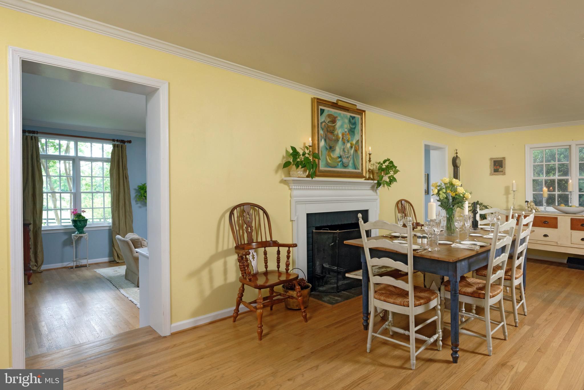 23413 Dover Road Middleburg, VA 20117 - Photo 11 of 73 Formal dining room off the living room