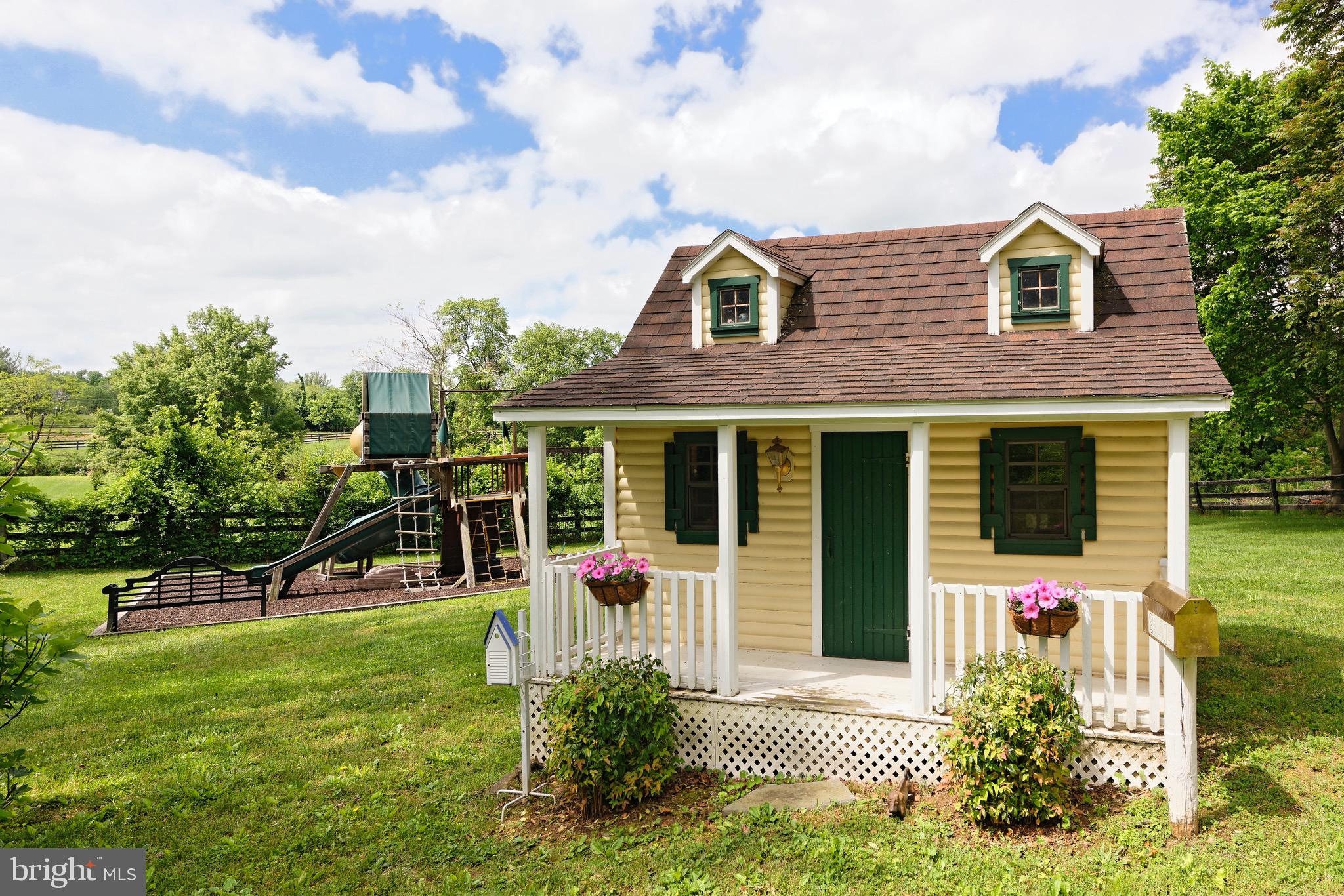 23413 Dover Road Middleburg, VA 20117 - Photo 40 of 73 Playhouse has electricity and 2 entrances