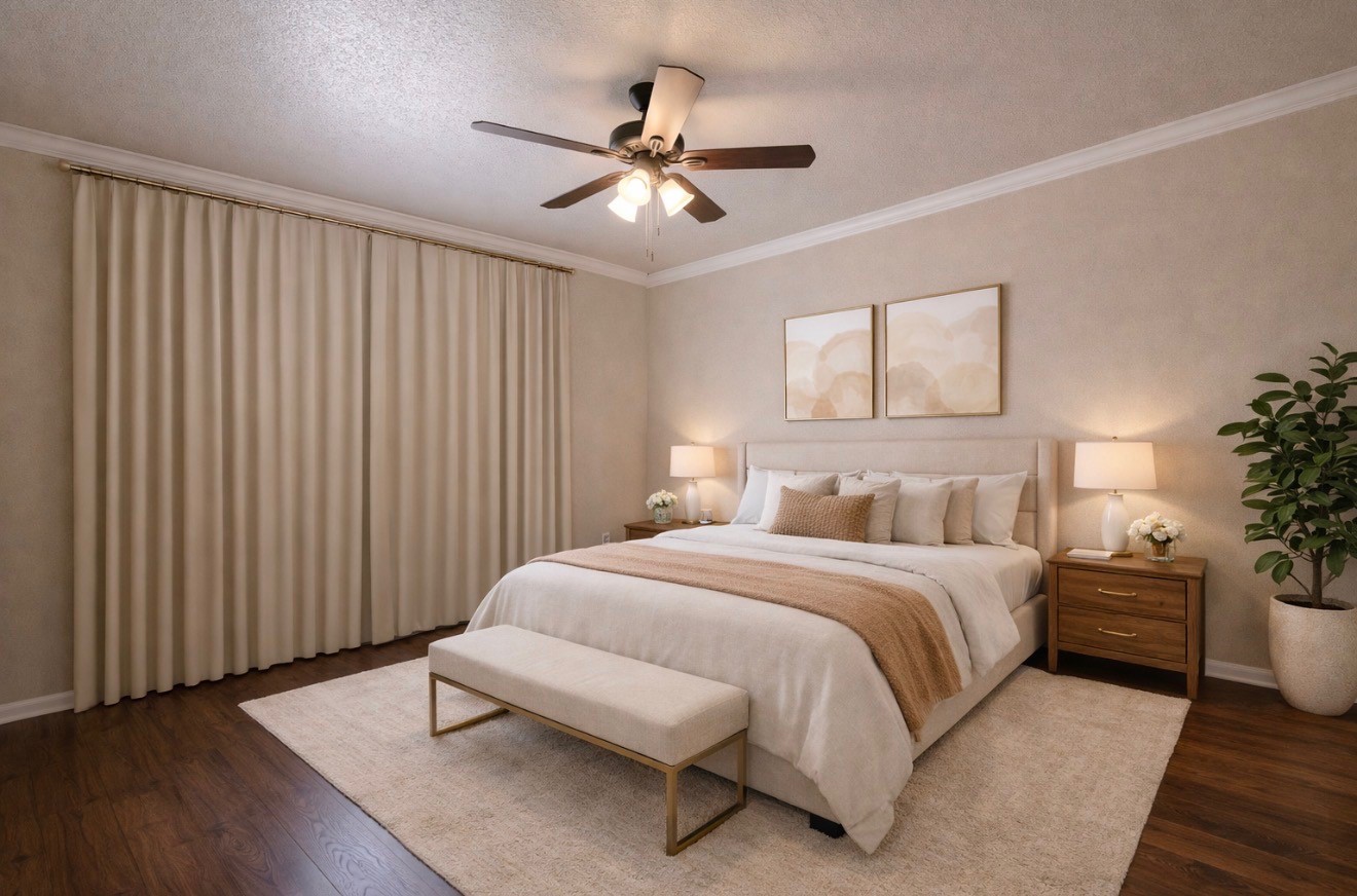 3603 Shipman Lane Spring, TX 77388 - Photo 2 of 30 Primary Bedroom (Virtually Staged)