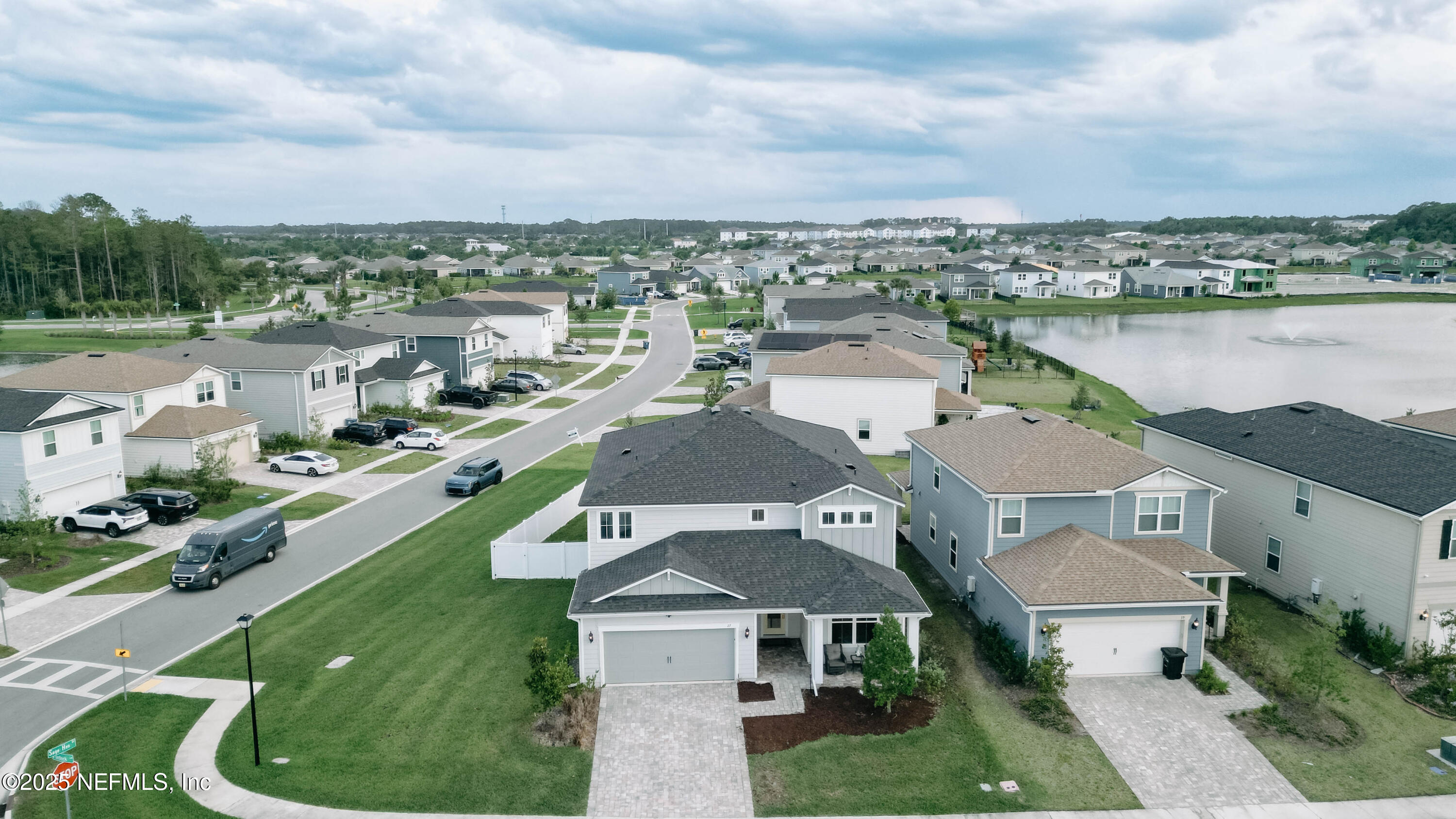 27 Flintlock Ln Street St. Augustine, FL 32095 - Photo 30 of 65 an aerial view of a house with a garden