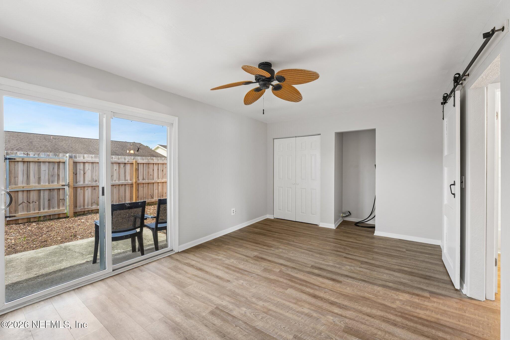 1845 Old Moultrie Road, Unit 24 St. Augustine, FL 32084 - Photo 9 of 11 Primary Bedroom with Laundry Hookup