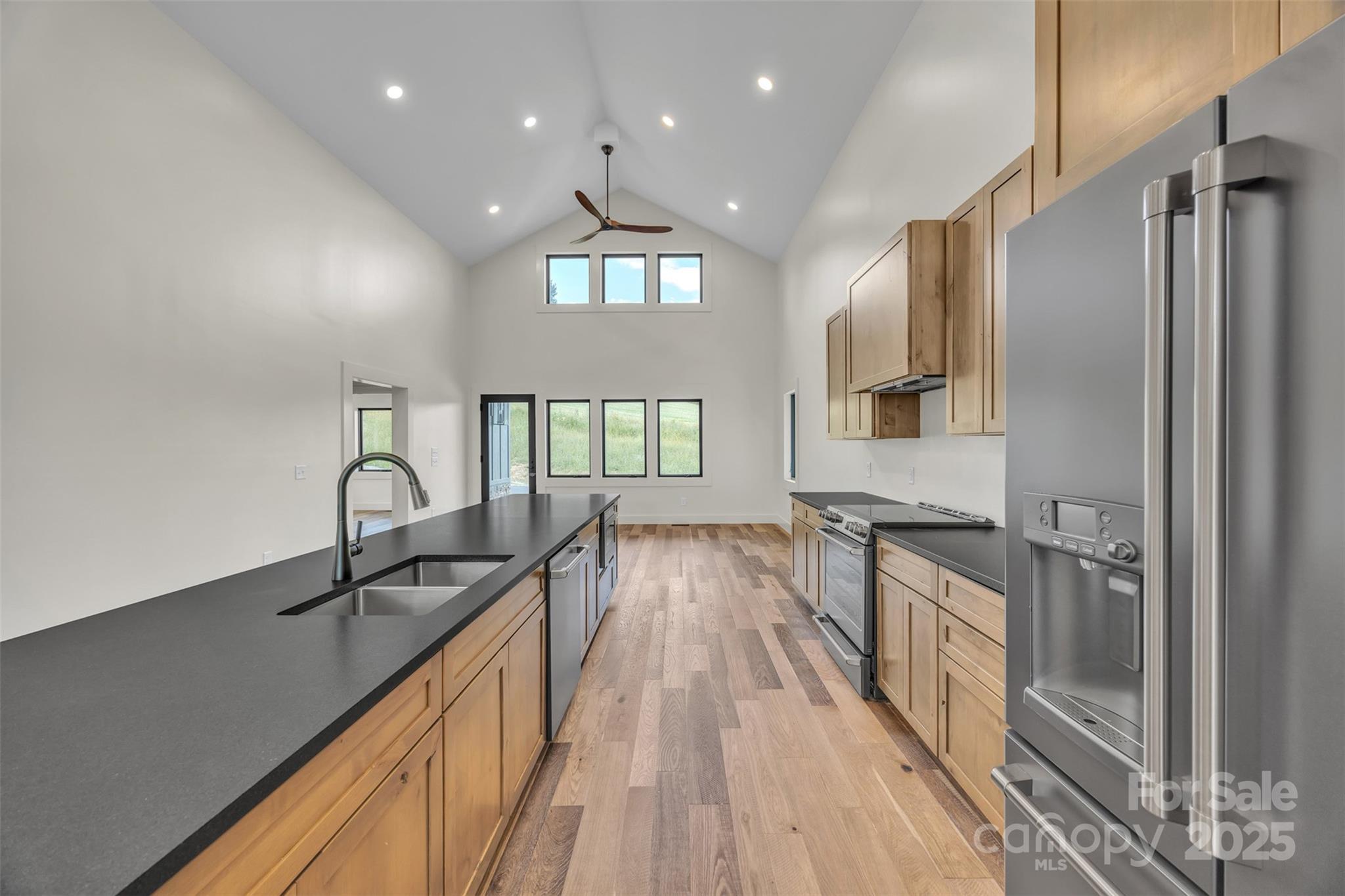 Tbd Range View Drive Jefferson, NC 28640 - Photo 14 of 46 a kitchen with granite countertop a sink a counter space appliances and cabinets