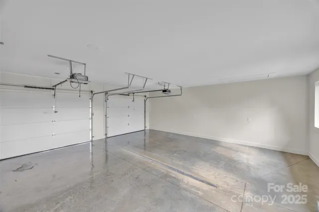 an empty room with a empty space