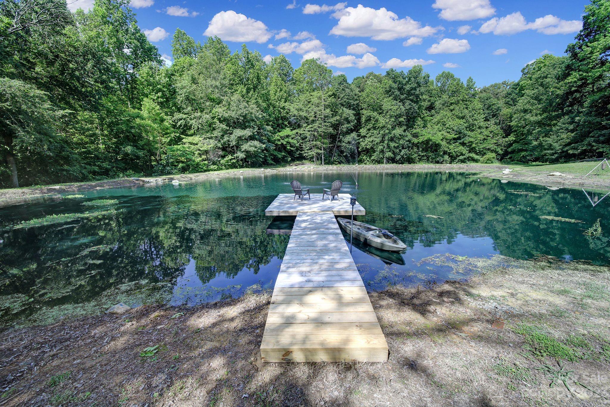 332 Boggs Road Thomasville, NC 27360 - Photo 40 of 41 a view of a garden with a lake