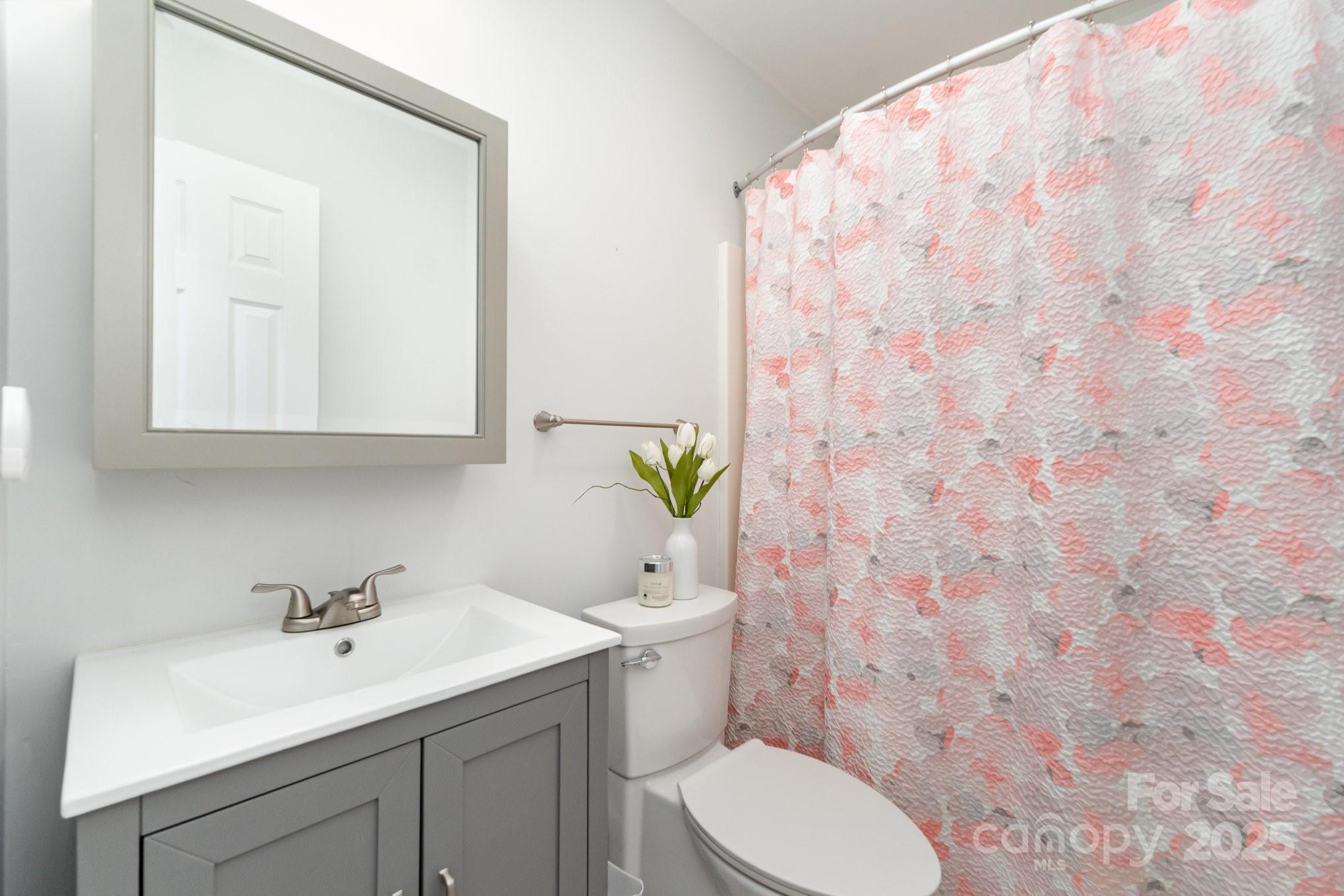 11624 Crossroads Place Concord, NC 28025 - Photo 31 of 45 a bathroom with a sink a toilet and a mirror