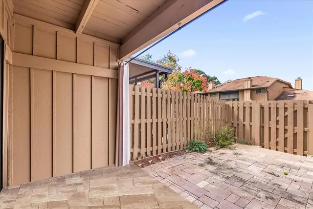a view of a front door