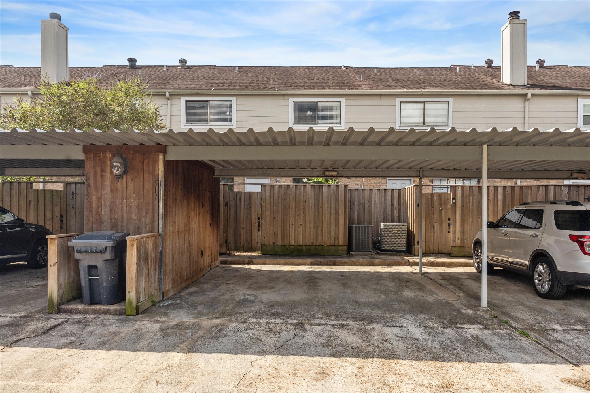 6517 Wanda Lane Houston, TX 77074 - Photo 32 of 36 Your new home comes with two covered parking spots and an outdoor storage closet!