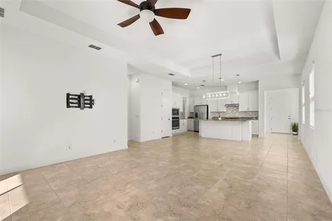 a view of balcony with furniture