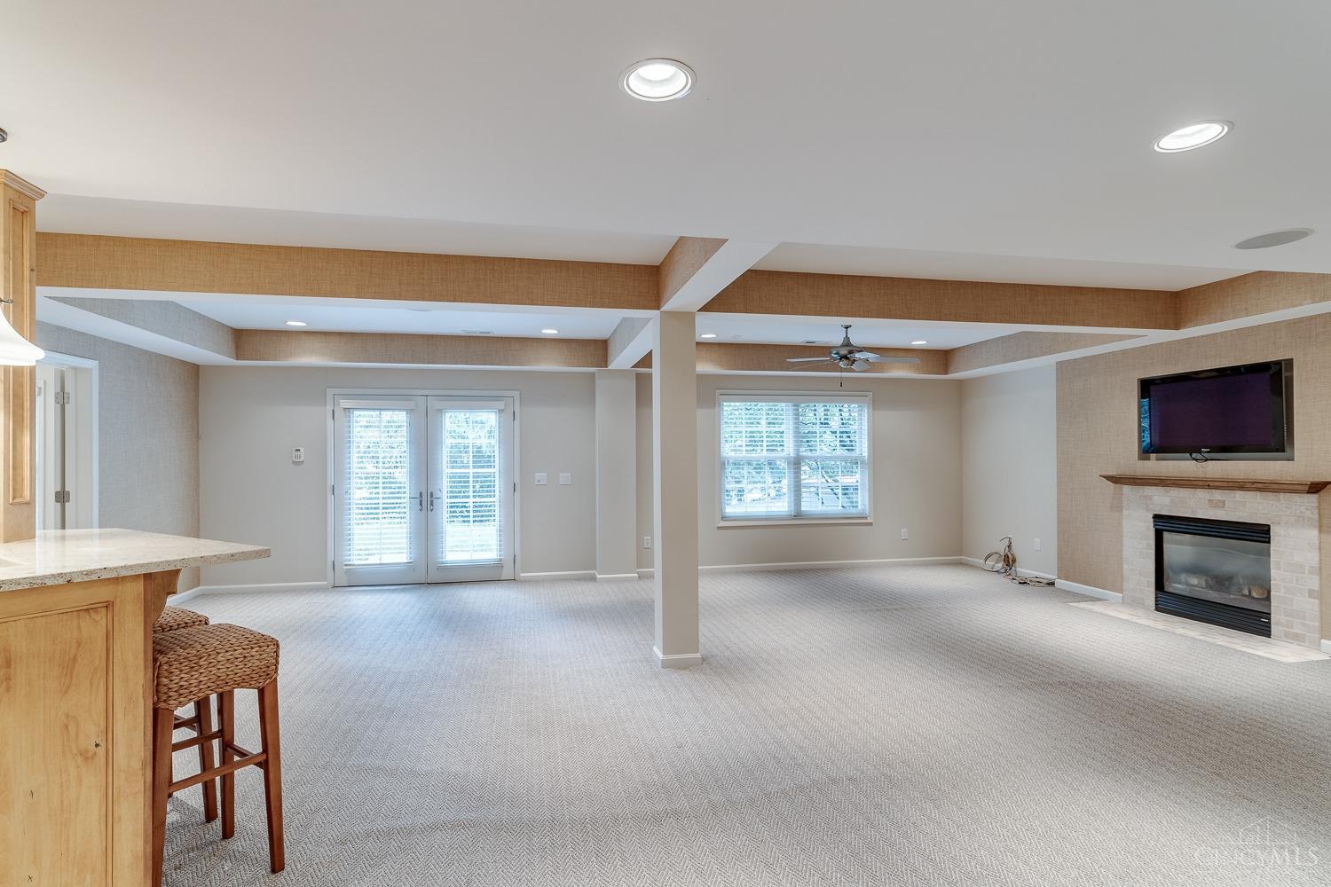 3548 Grandin Road Cincinnati, OH 45226 - Photo 31 of 47 Recreation Room/Flex Space (28' X 24') This large recreation area also features oversized windows and walkout to private hot tub area.