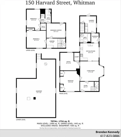 $506,000 | 150 Harvard Street, Whitman, MA 02382