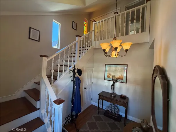 a view of entryway with a window and a livingroom