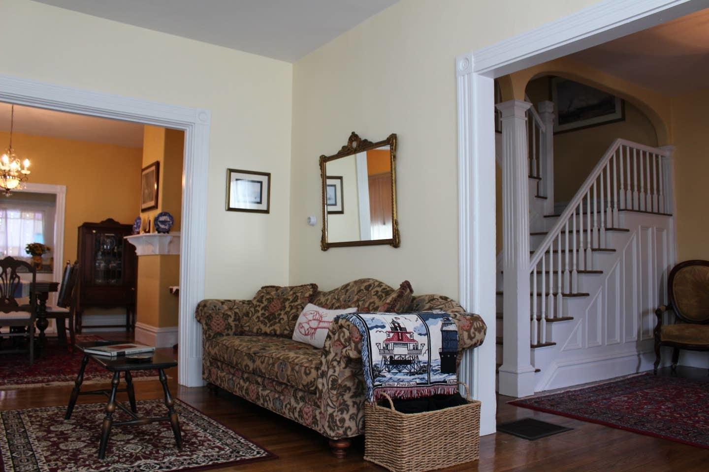 19-21 Grove Street Rockland, ME 04841 - Photo 5 of 27 Living+Stairway