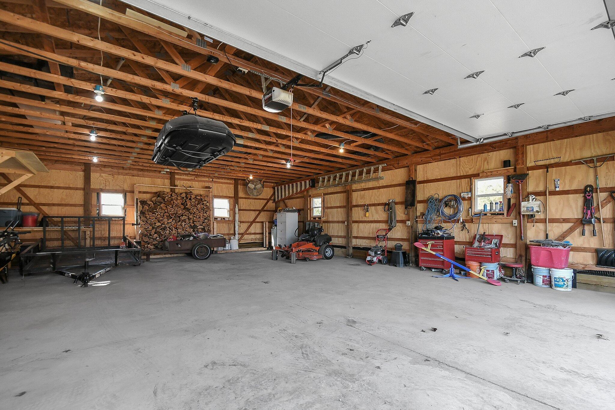 3620 Hyatts Road Powell, OH 43065 - Photo 44 of 54 Inside the large pole barn with concrete floor.