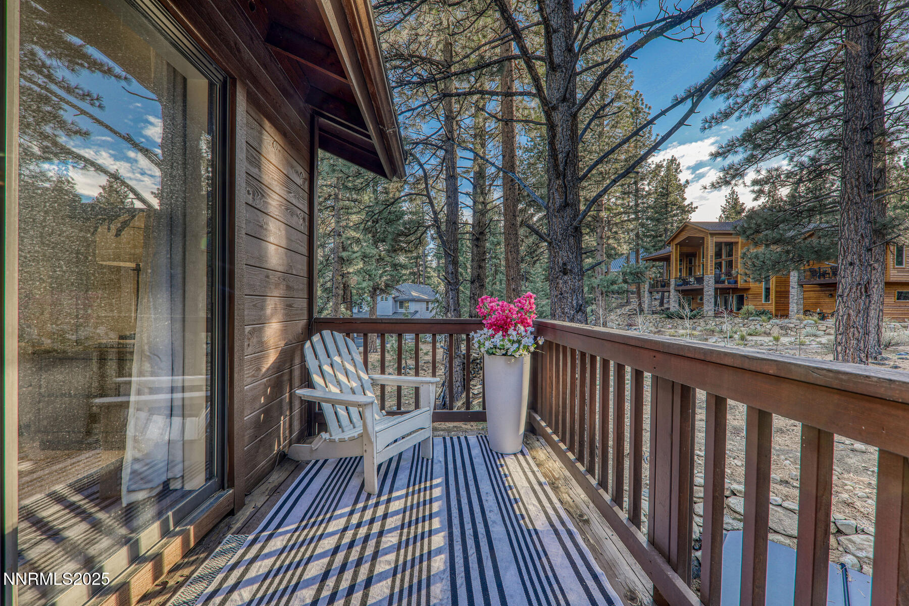 25 Winterberry Court Reno, NV 89511 - Photo 24 of 31 a view of a balcony with wooden floor