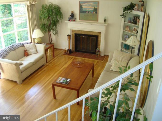 221 Rickswood Road Lutherville-Timonium, MD 21093 - Photo 8 of 30 View from the stairway into the living room