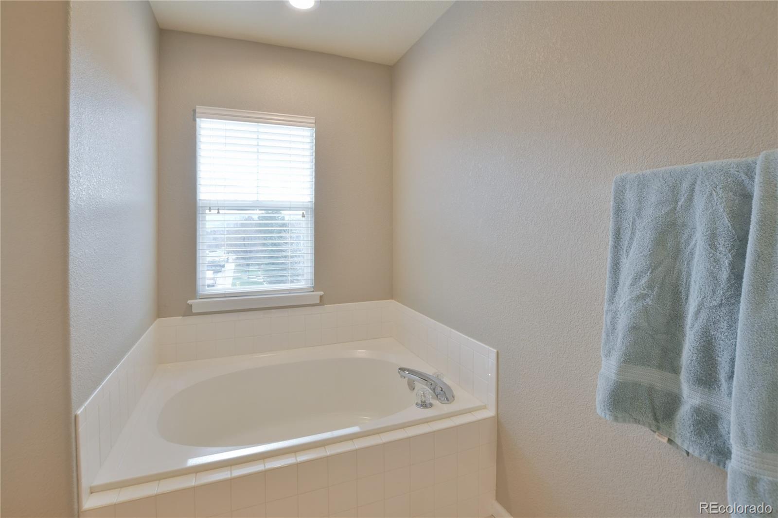 156 Whitehaven Circle Highlands Ranch, CO 80129 - Photo 22 of 30 a white bath tub sitting next to a window