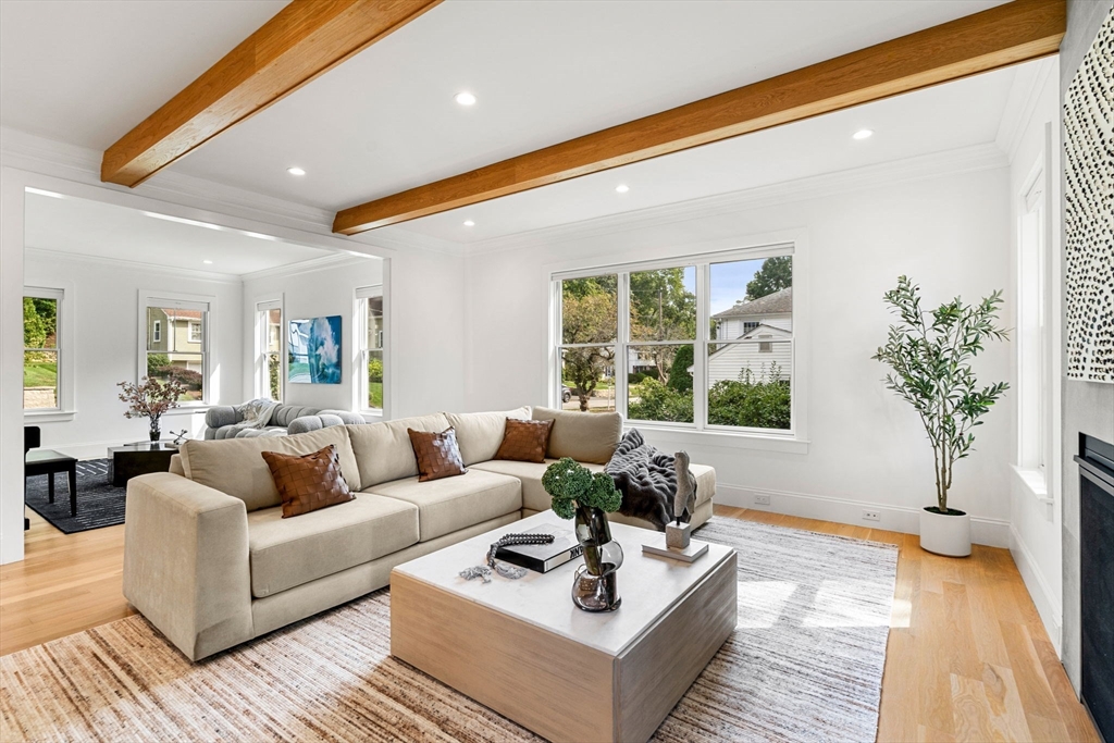 39 Donna Road Needham, MA 02494 - Photo 6 of 42 a living room with furniture and a large window