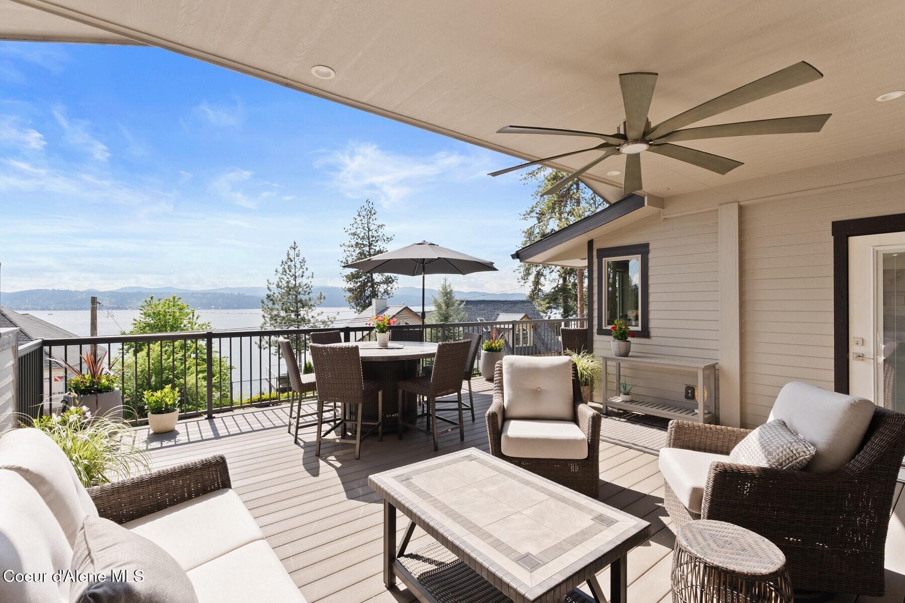 2406 South Silver Beach Road Coeur D'Alene, ID 83814 - Photo 14 of 43 Deck on Primary Bedroom