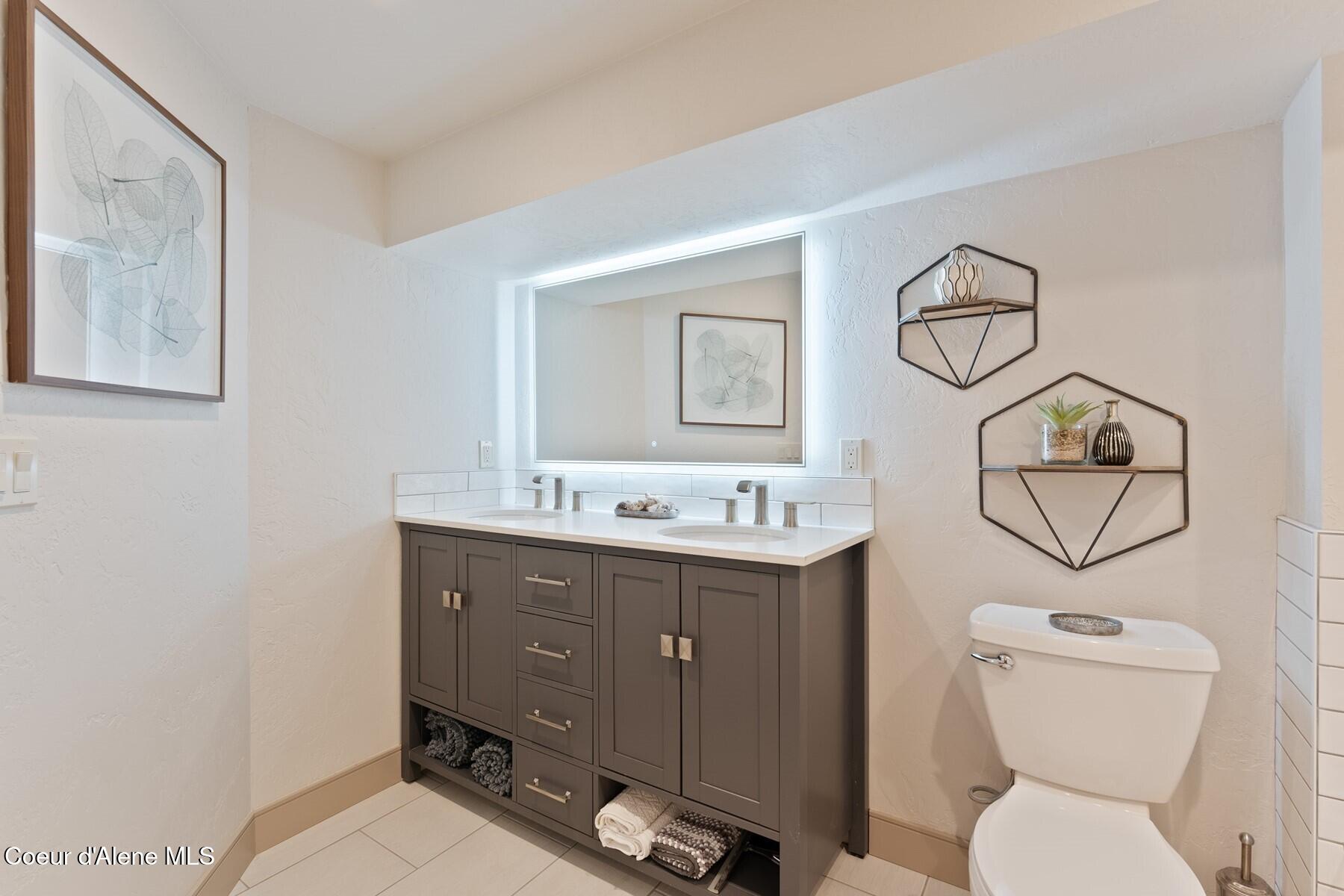 2406 South Silver Beach Road Coeur D'Alene, ID 83814 - Photo 24 of 43 Dual Sink Vanity Full Bath