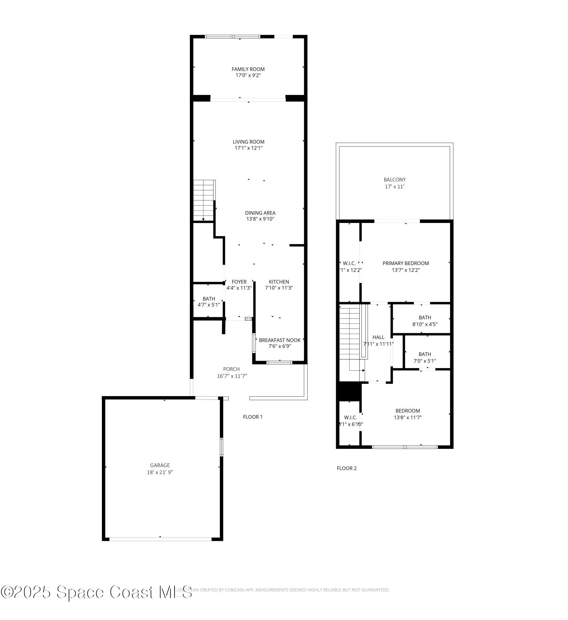 290 Paradise Boulevard, Unit 68 Indialantic, FL 32903 - Photo 37 of 37 Floor Plan