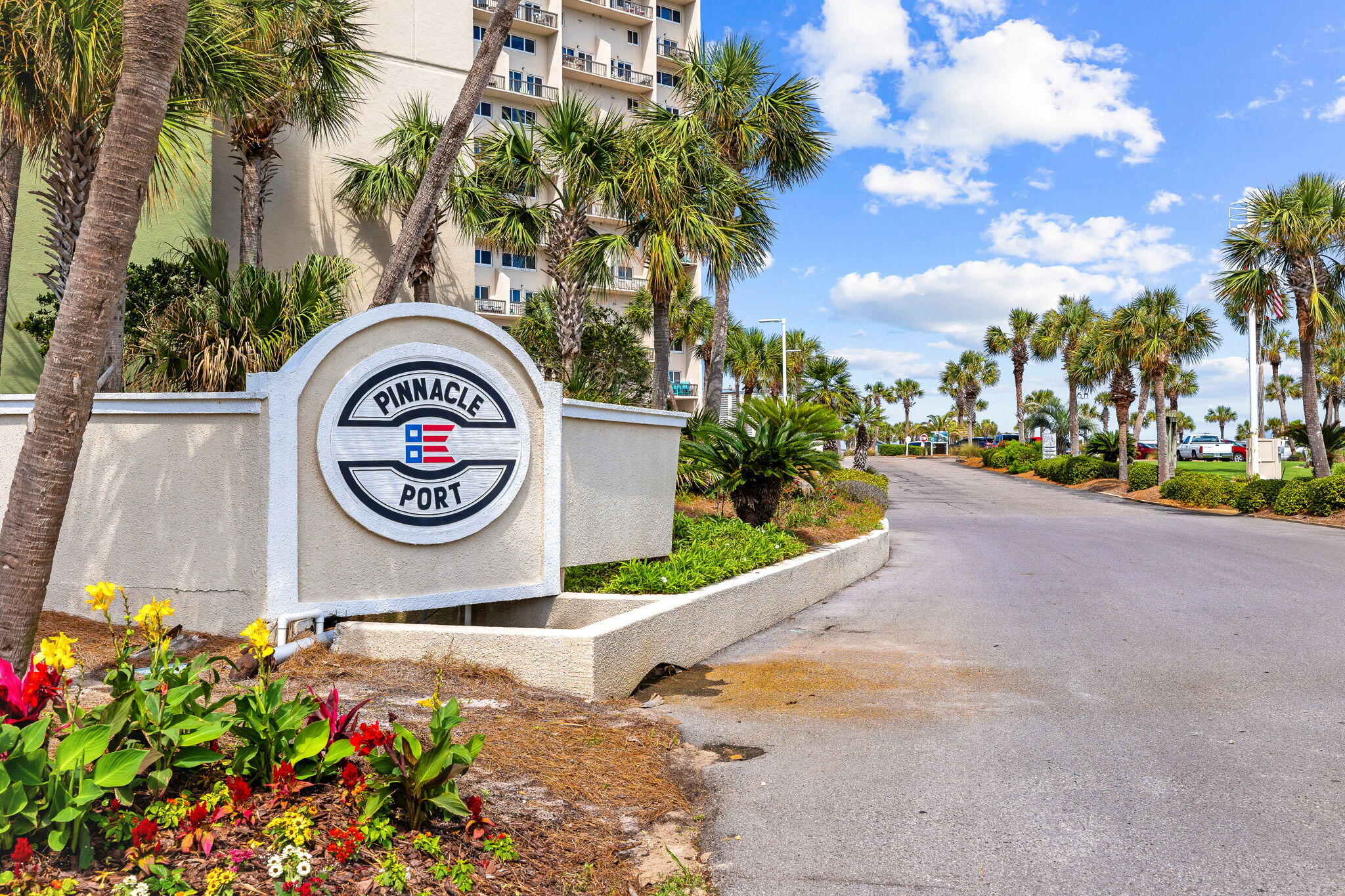 23223 Front Beach Road, Unit C3201 Panama City Beach, FL 32413 - Photo 44 of 45 a view of a outdoor space with a garden