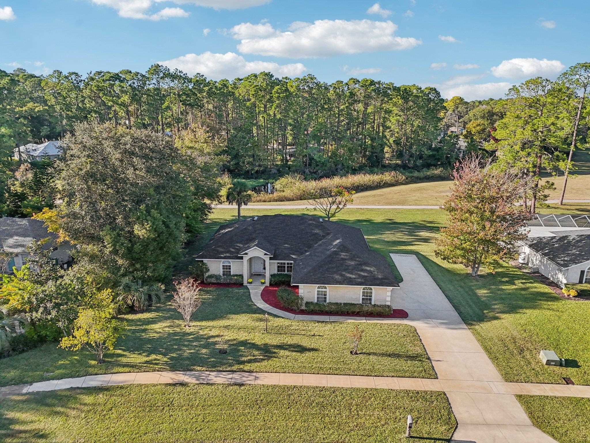 View from above of property