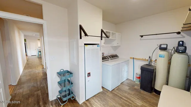 a view of water heater room