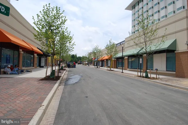 a view of a room with a window