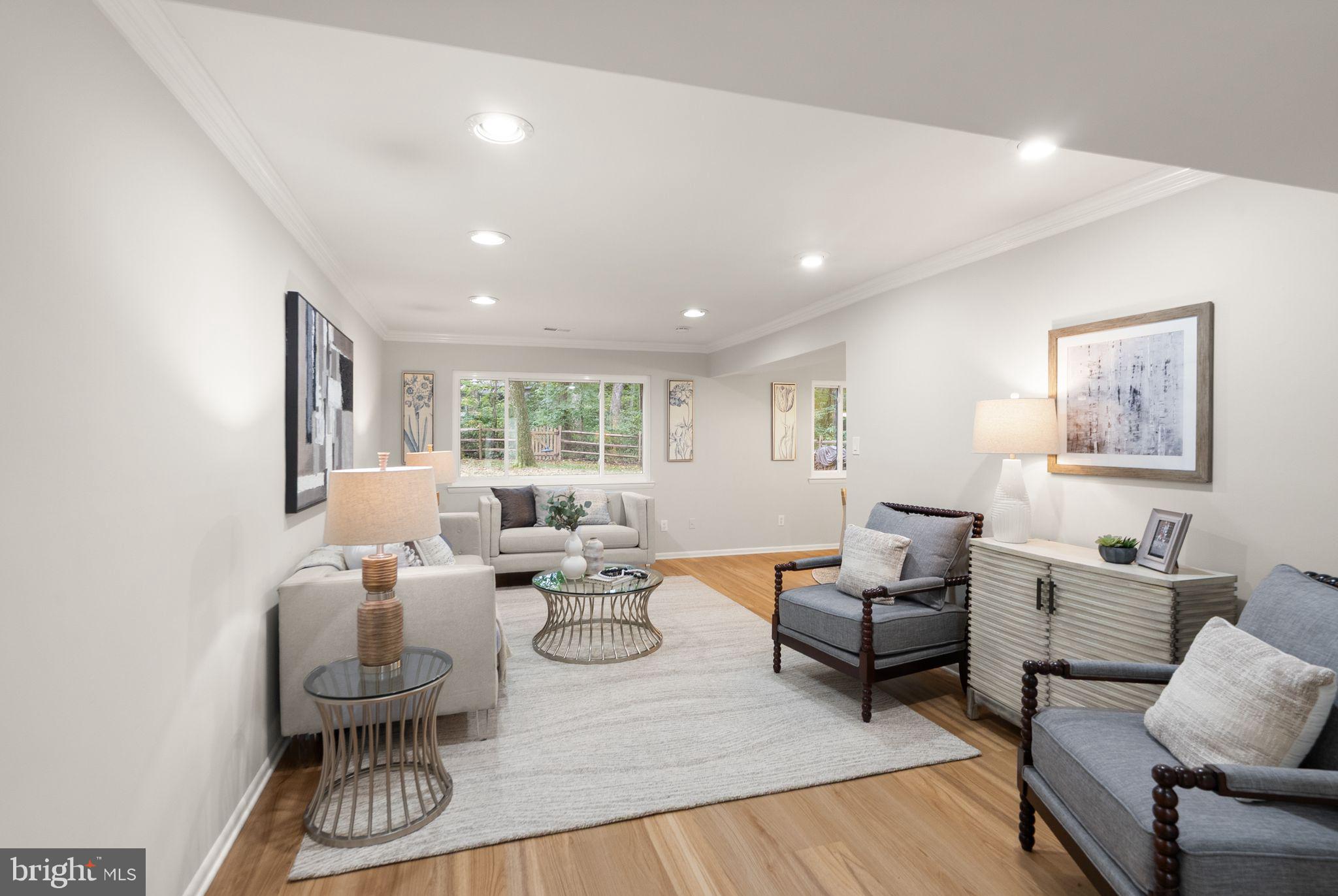 2510 Freetown Drive Reston, VA 20191 - Photo 9 of 50 Living room adjacent to the kitchen