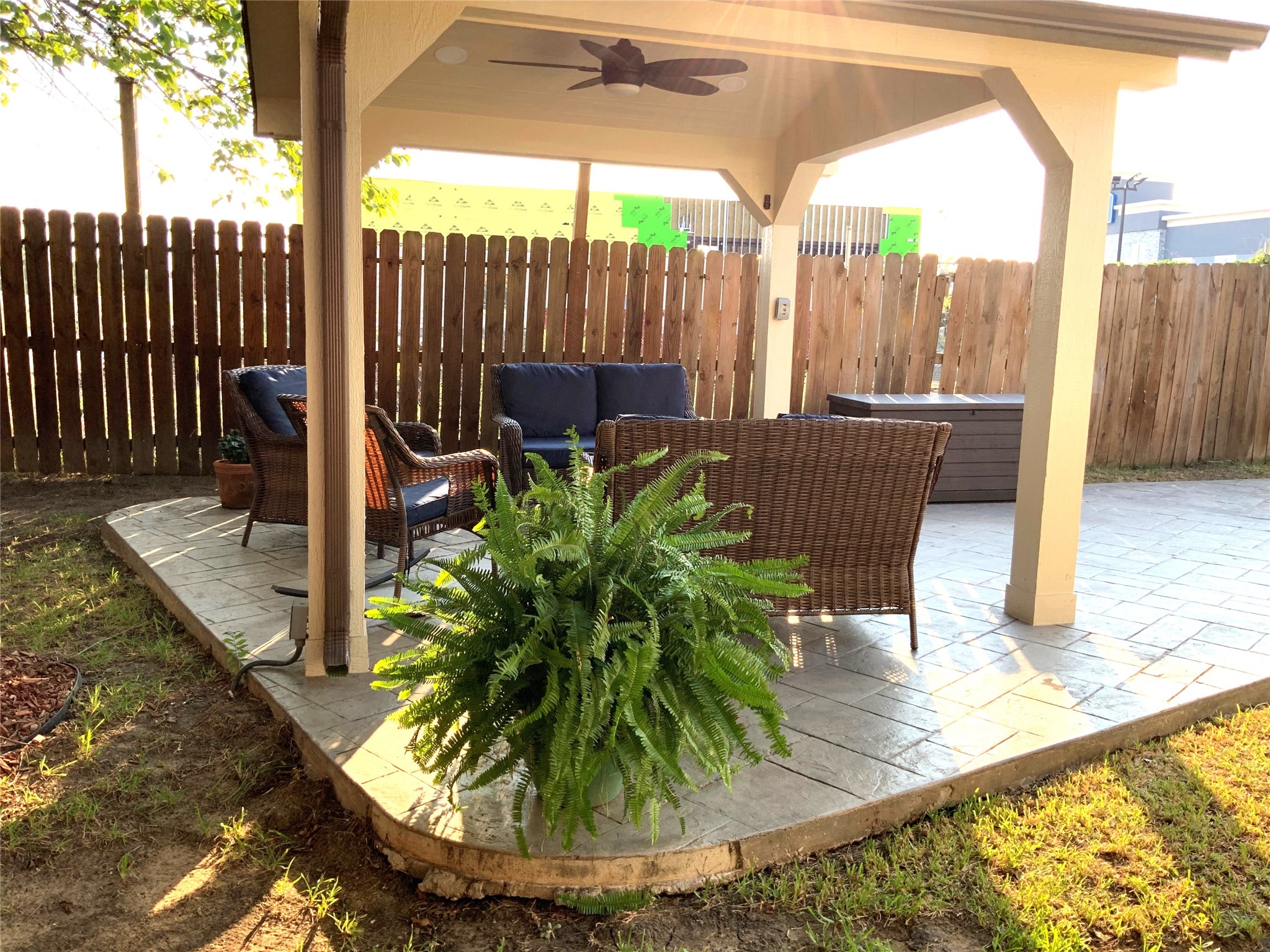 15506 Red Pine Ridge Way Houston, TX 77049 - Photo 46 of 49 a view of outdoor space with seating area
