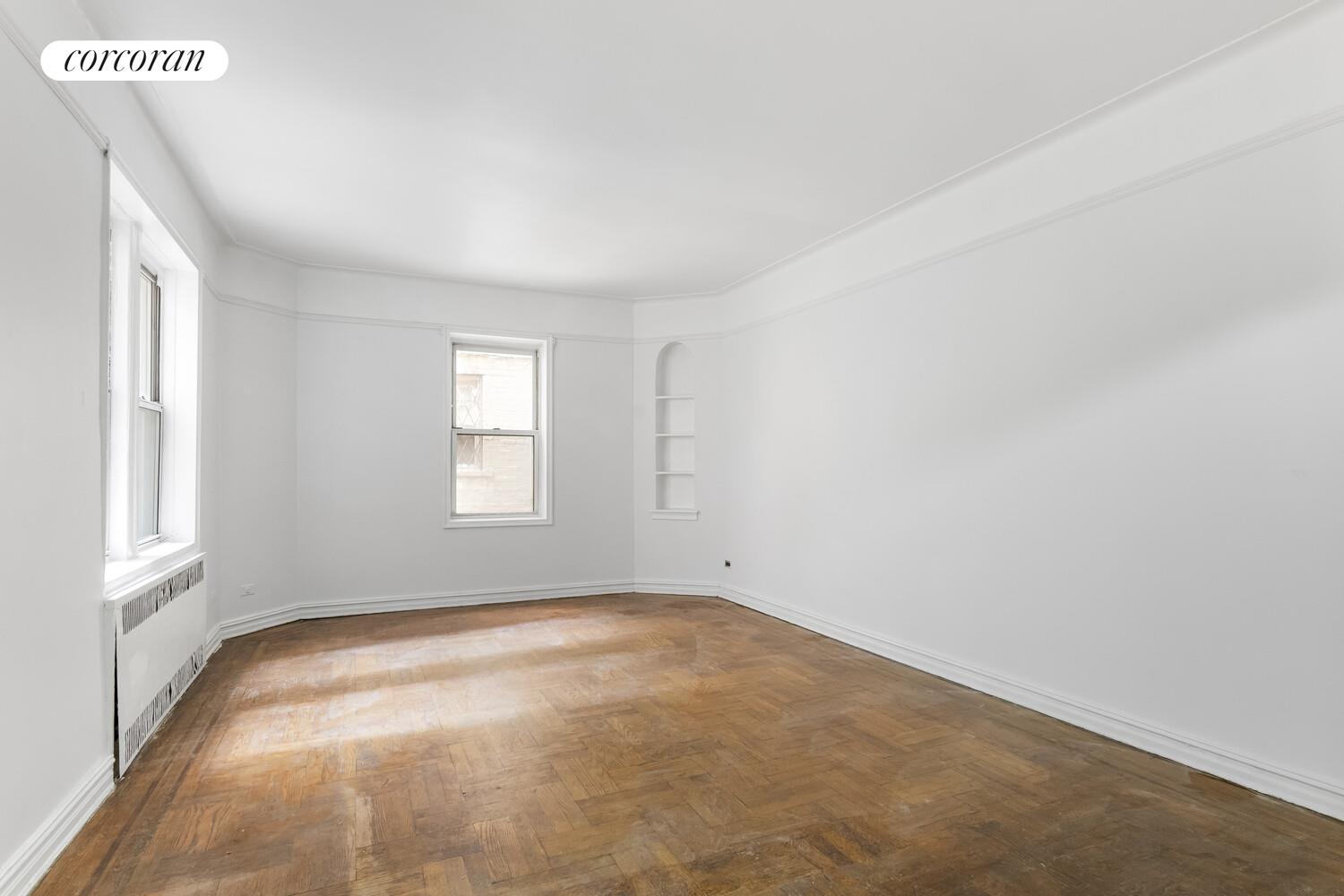 414 Albemarle Road, Unit 1D Brooklyn, NY 11218 - Photo 2 of 13 an empty room with windows