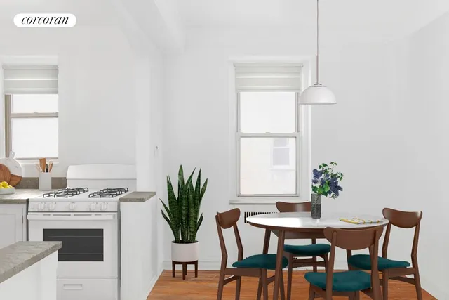 a utility room with cabinets
